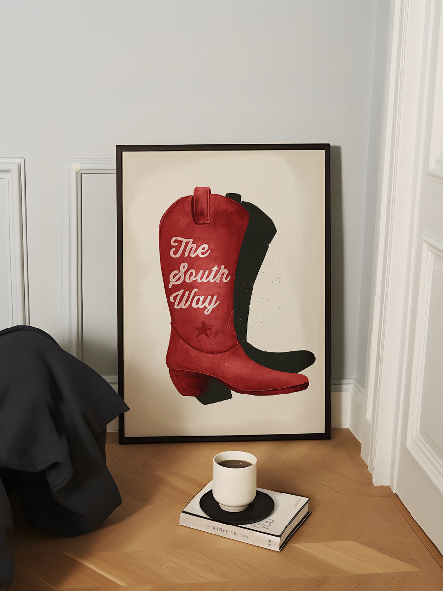 Cowgirl red boot