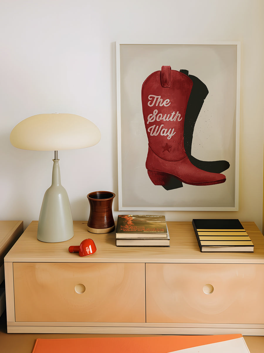 Cowgirl red boot
