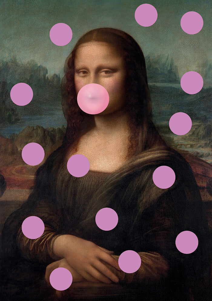 Mona Lisa Pink Dots