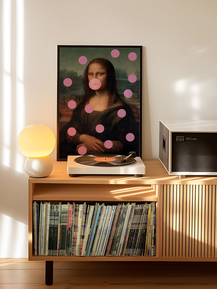 Mona Lisa Pink Dots