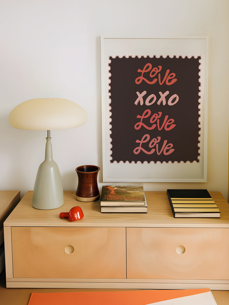 Post stamp of love