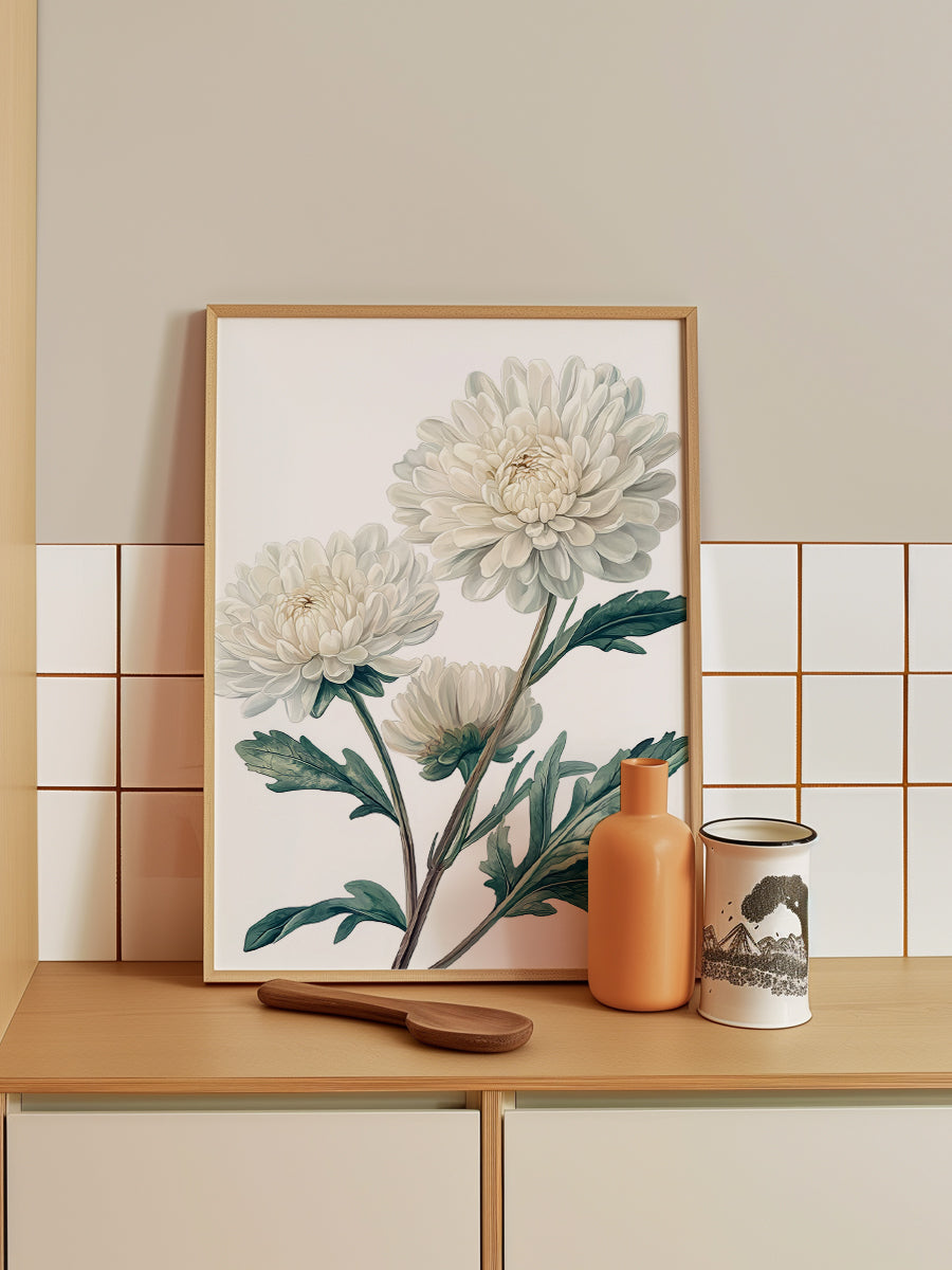White Flower On White