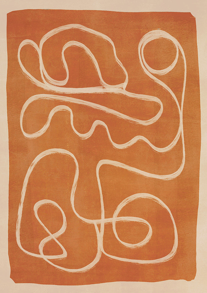 Abstract Line Art Sketch
