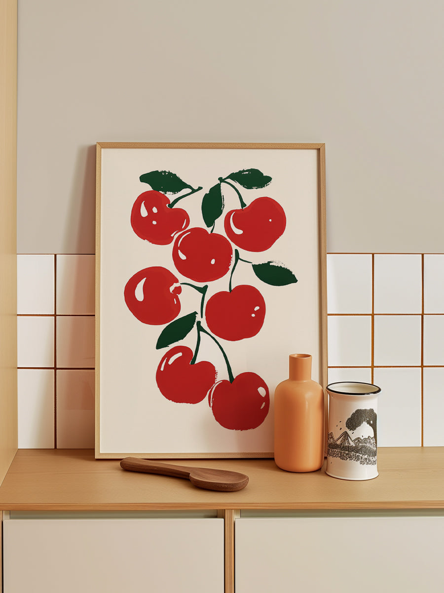 Vibrant Red Cherries