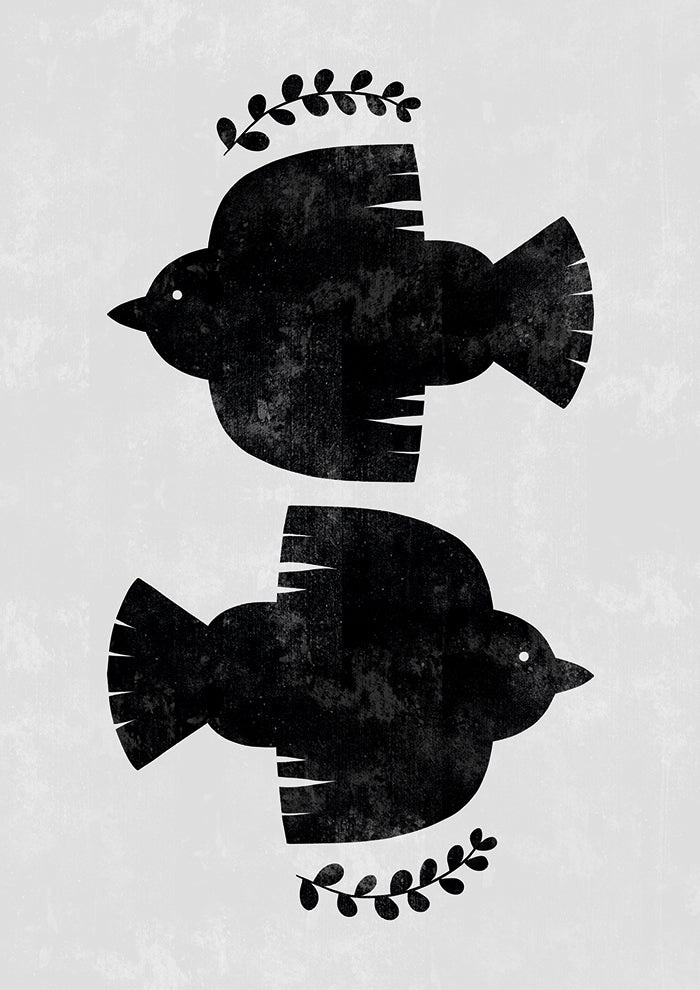 Bird folklore beige