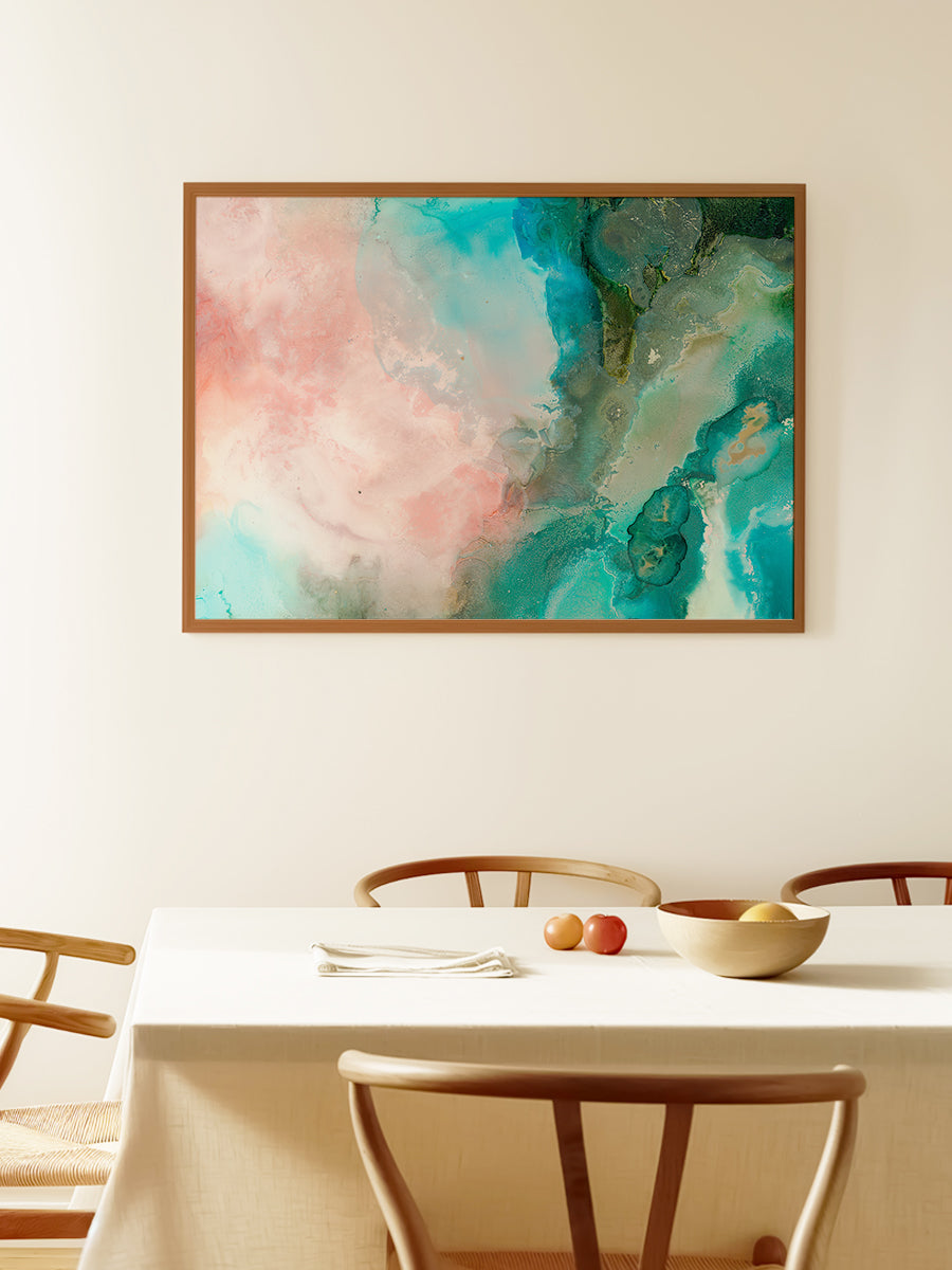 Fluid Movement Of Pastel Colors