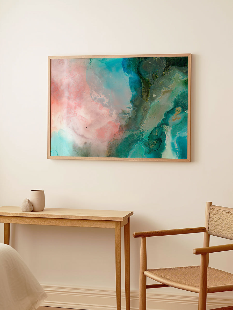 Fluid Movement Of Pastel Colors