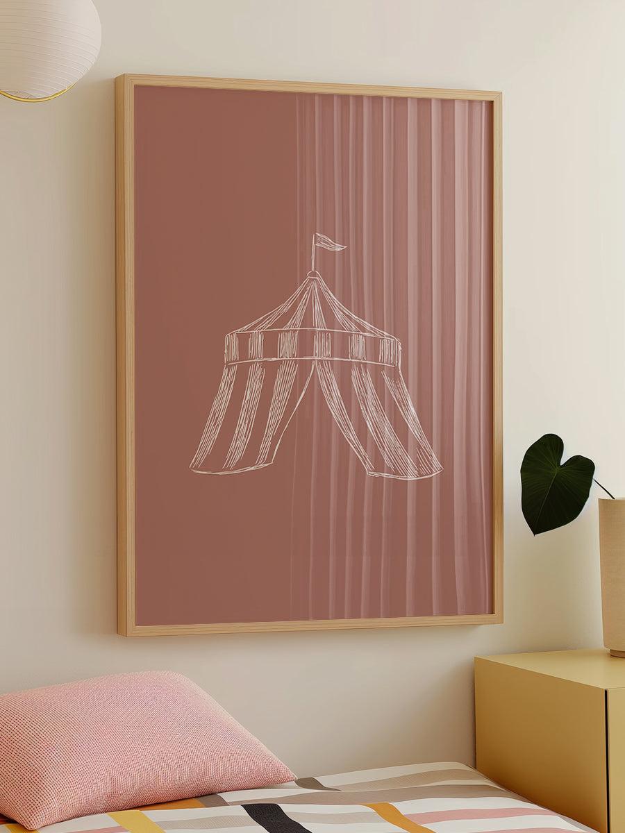 Circus Tent Vintage Red