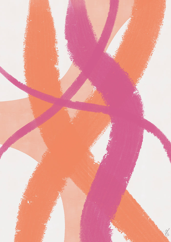 Peach and Pink Explosion No1