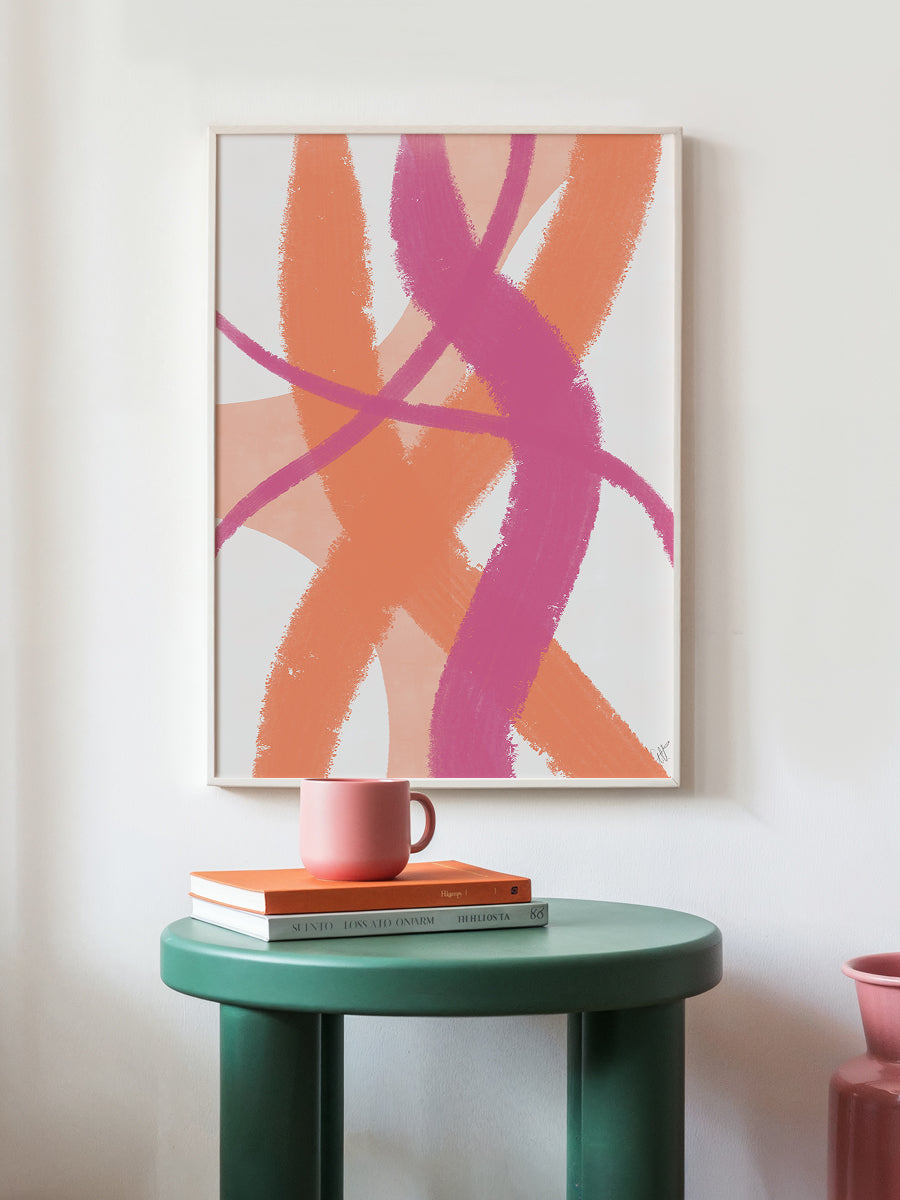 Peach and Pink Explosion No1