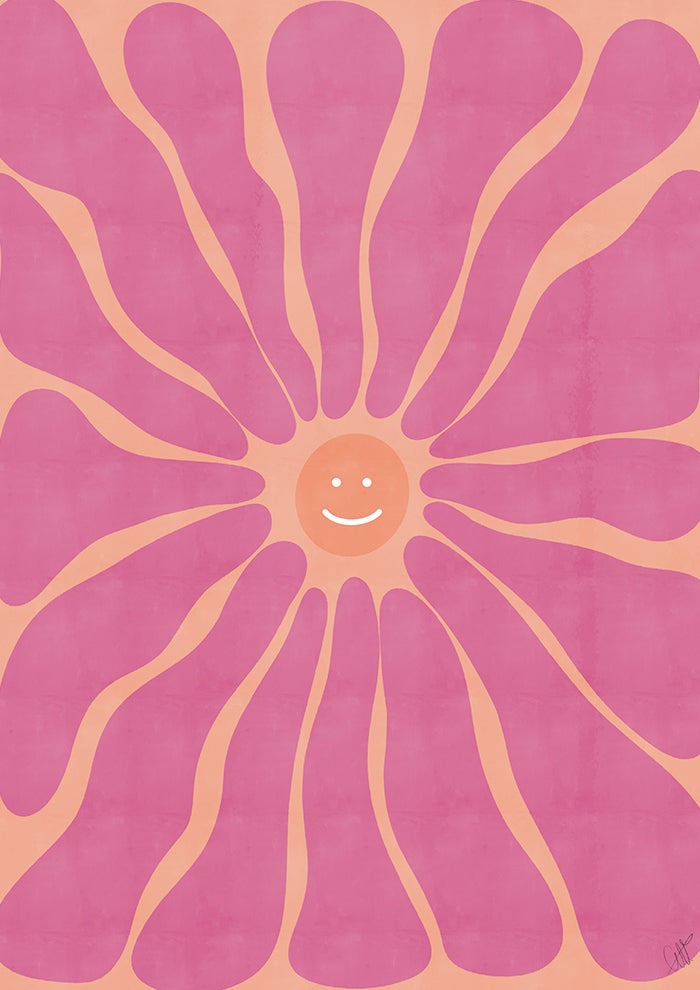 Peach and Pink Explosion No2
