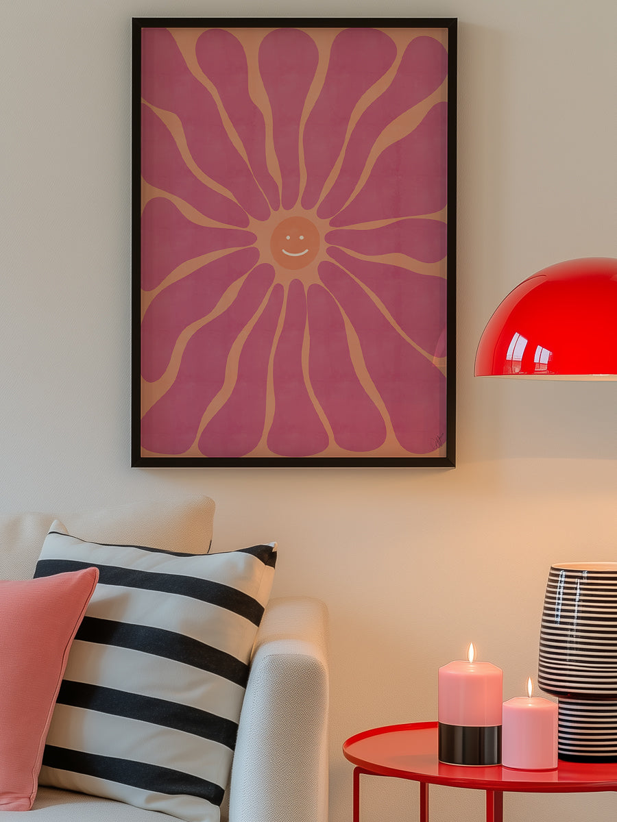 Peach and Pink Explosion No2