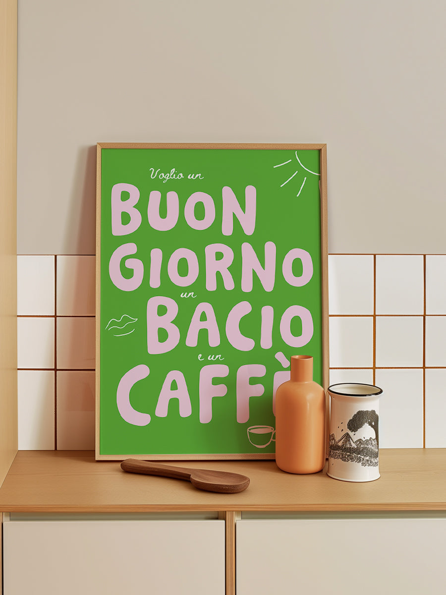Buongiorno bacio caffe green