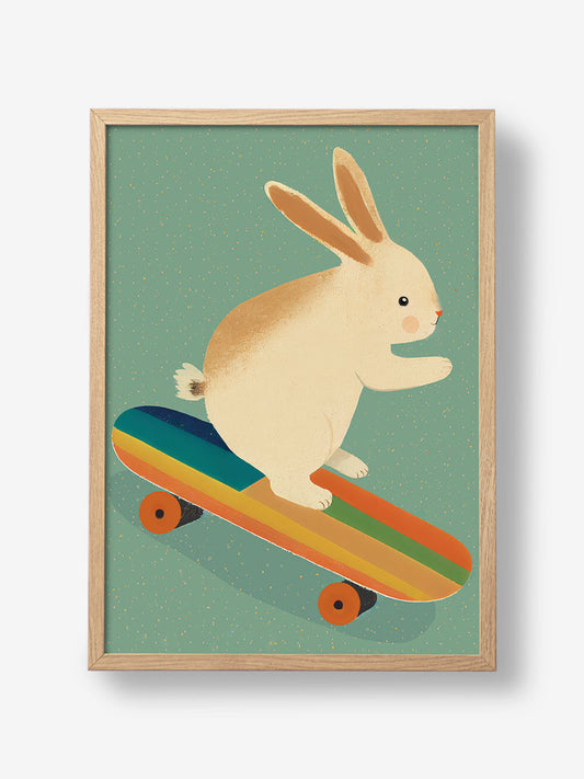 Skateboarding Bunny