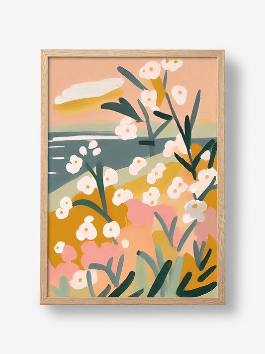 Flowers By The Sea