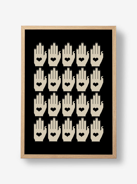 Retro Hands Black