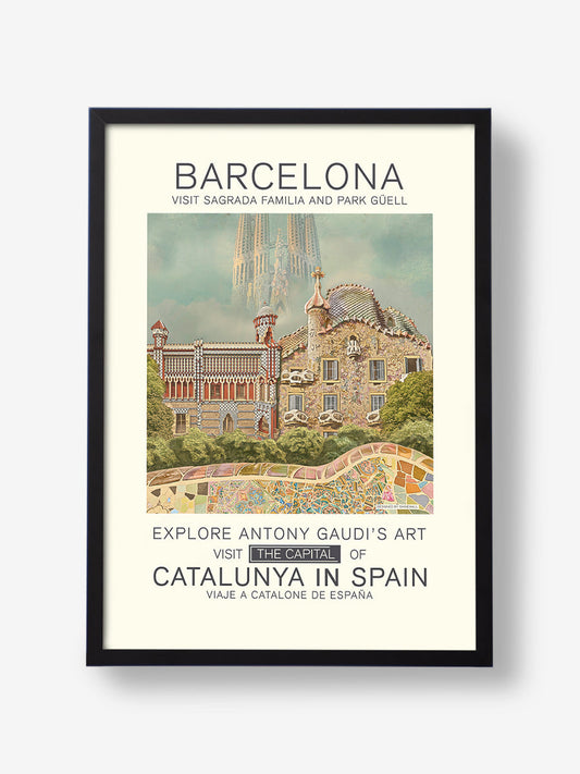Barcelona print
