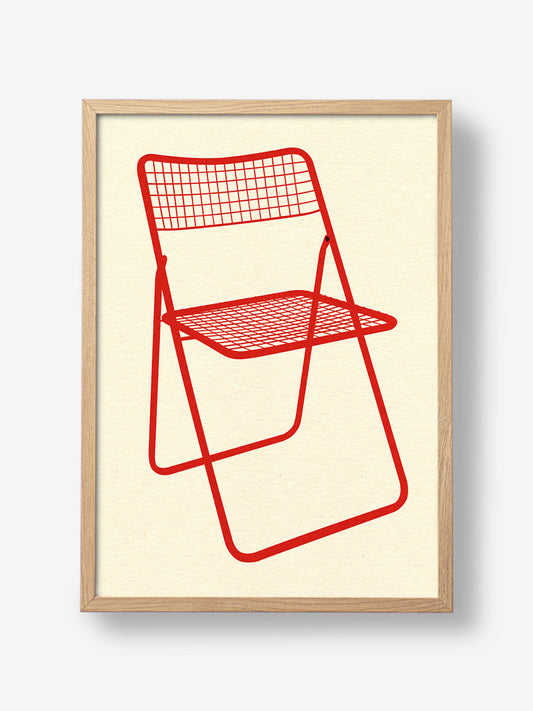 Ted Net Chair Red