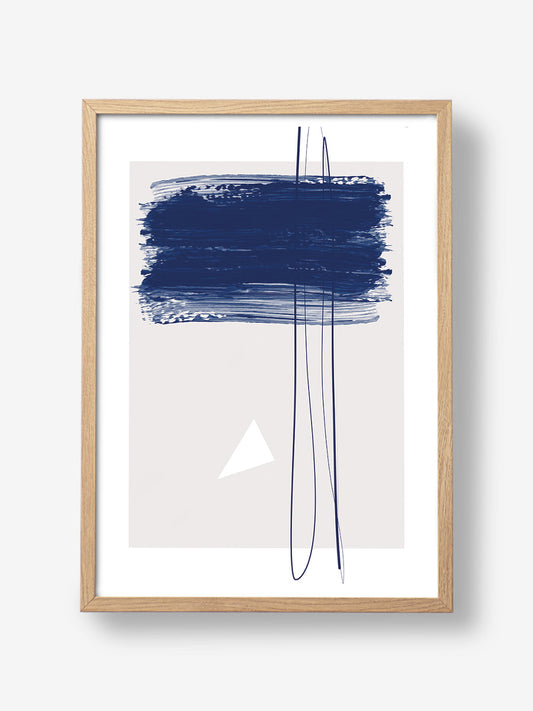 Bold Blue Brushstrokes 02