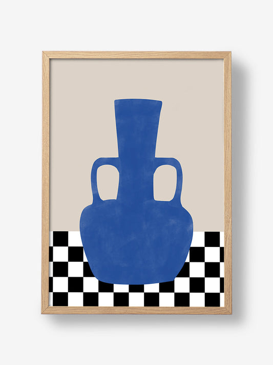 Azure Vase Chess Board