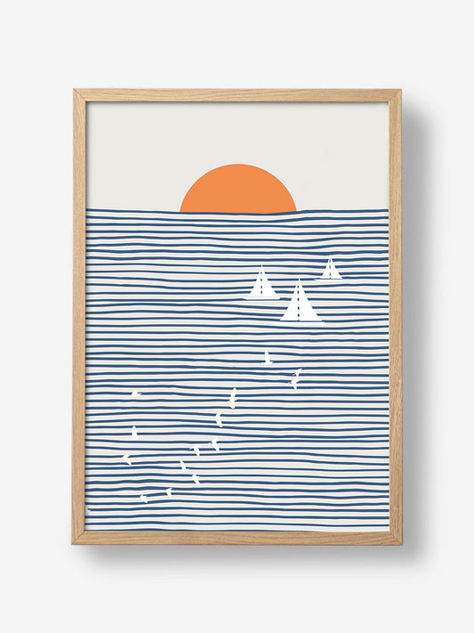 Three White Sails