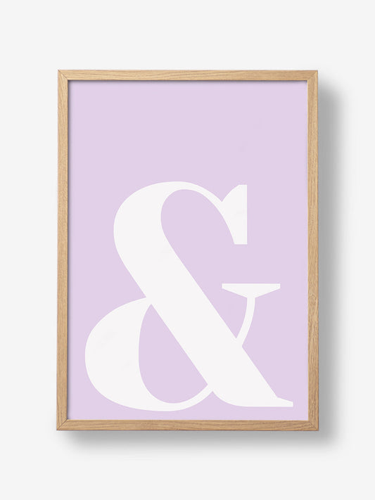 Lavender Ampersand