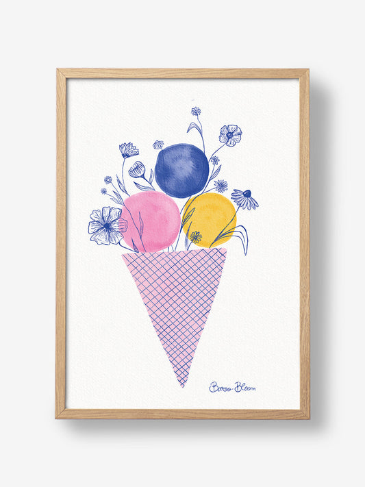 Ice Cream Flowers