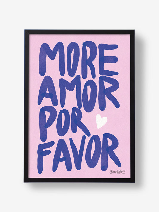 More Amor Por Favor Blue