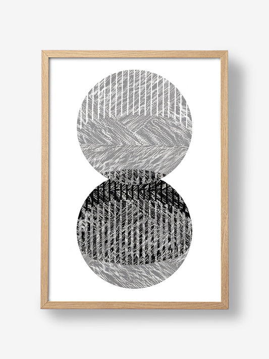 Black Grey Dots Bauhaus No1