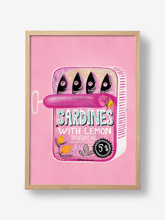 Sardines Tin Can Pink