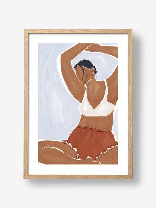 Woman Doing Yoga In Bikini