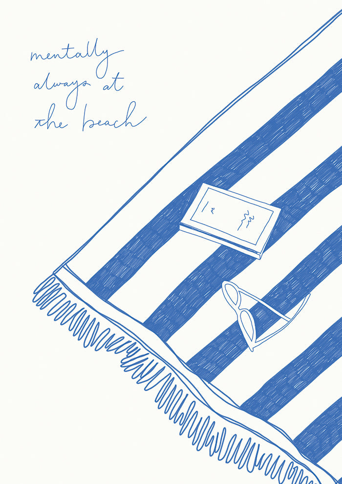 Summer holiday beach towel