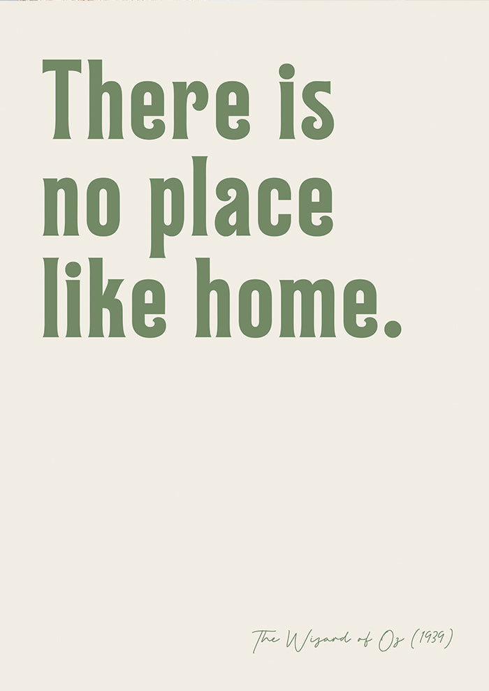 No Place Like Home