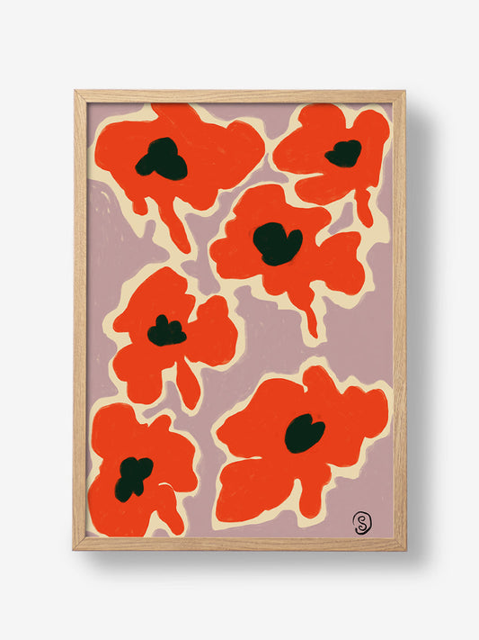 Vibrant Poppy Flowers