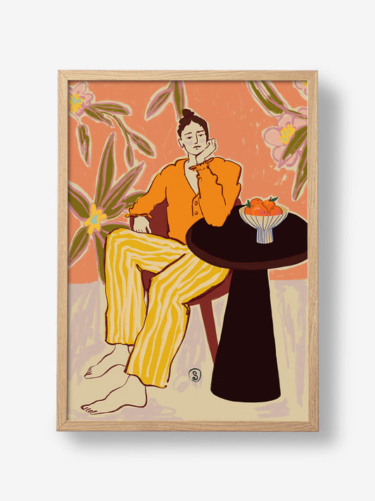 Woman With Oranges