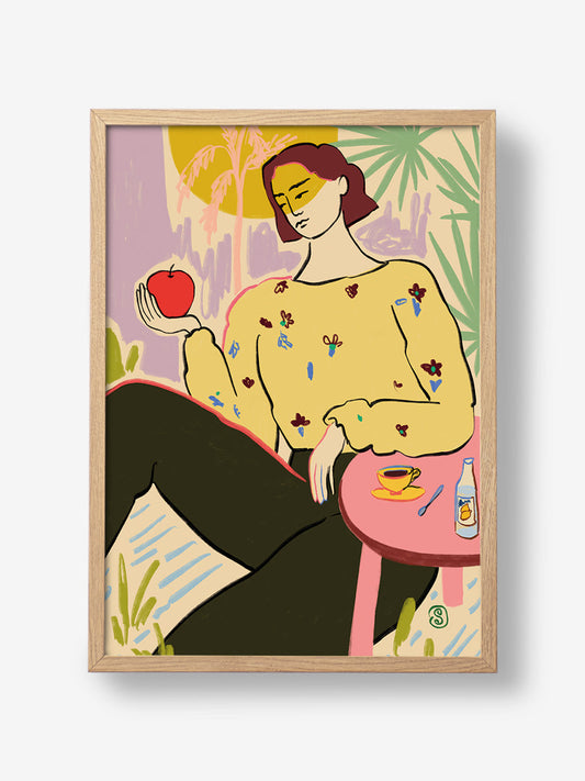 Woman With Apple