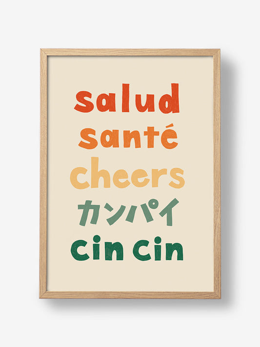 Cheers Typography