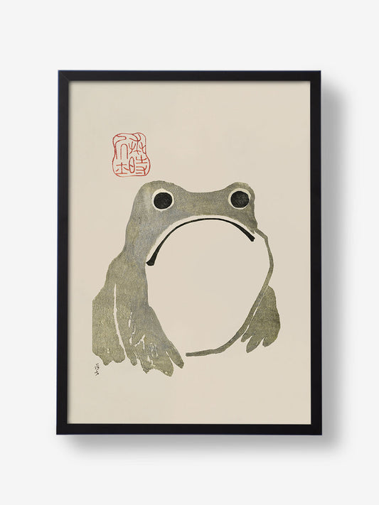 Grumpy Frog I Original