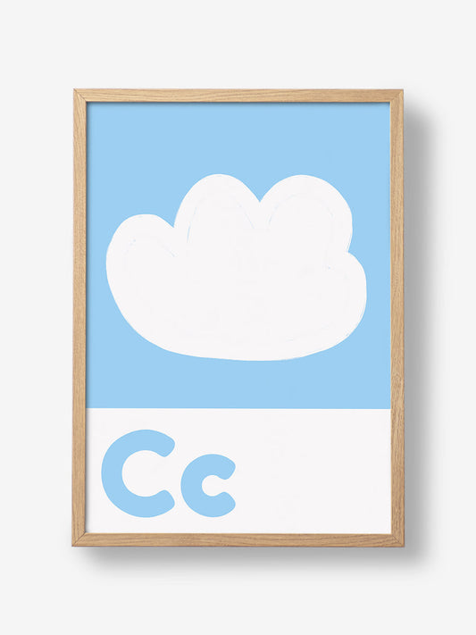 Cloudy Alphabet Sky