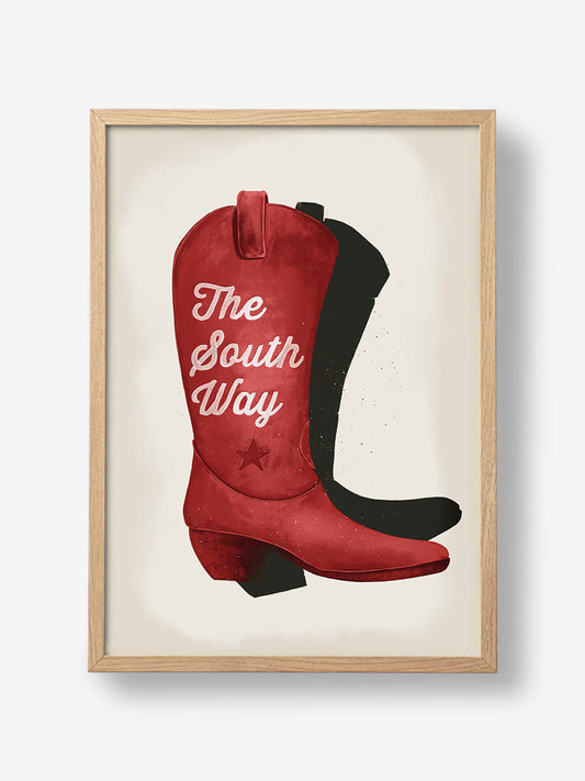 Cowgirl red boot