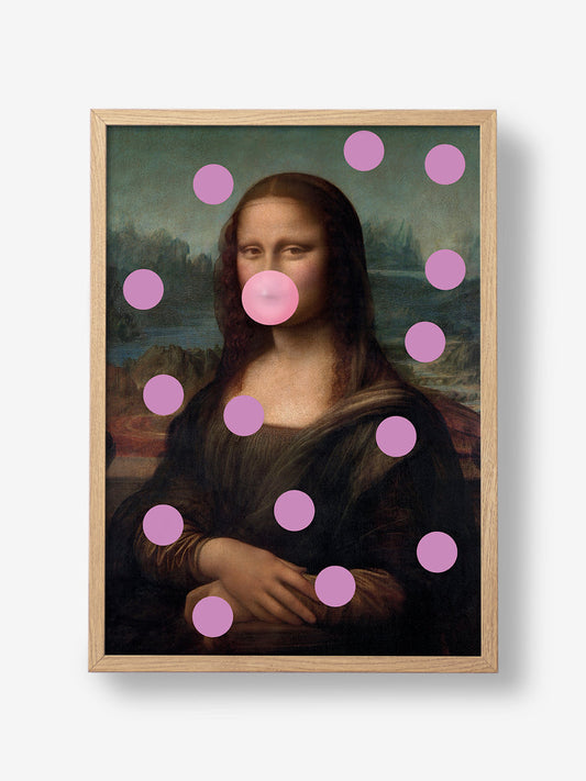 Mona Lisa Pink Dots