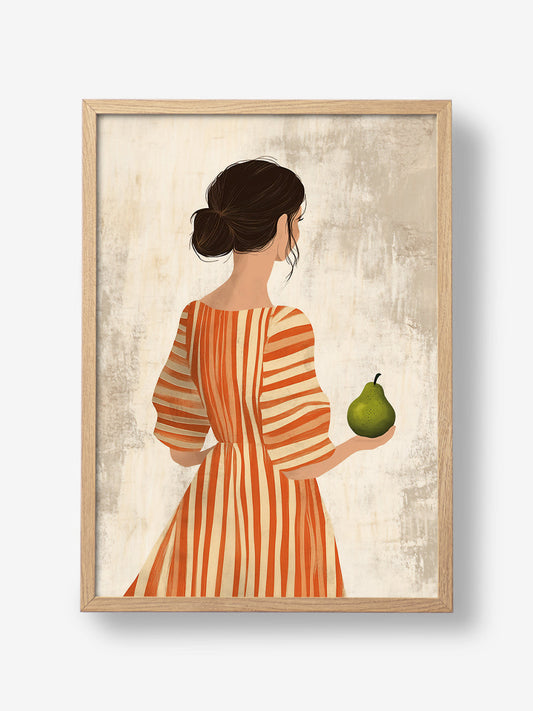Woman in orange