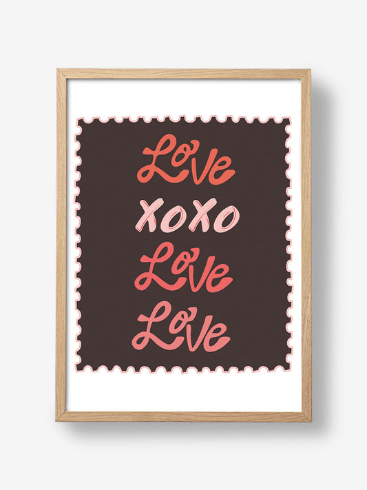 Post stamp of love