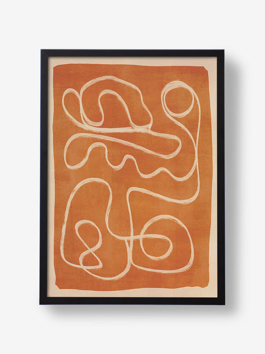Abstract Line Art Sketch