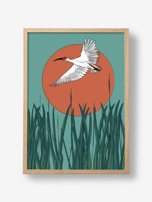 Serene Flight at Dusk