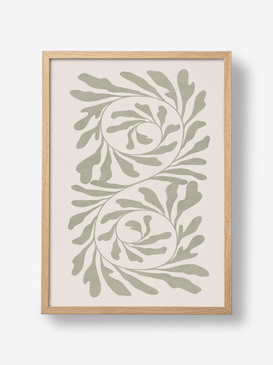 Olive Green Abstract
