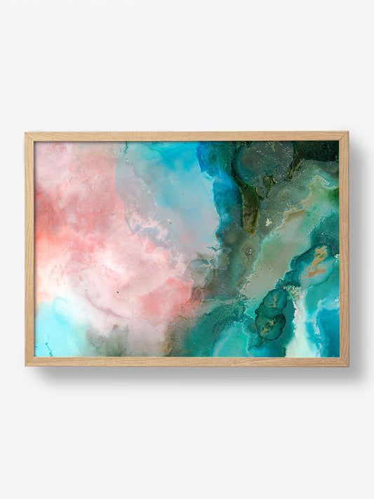 Fluid Movement Of Pastel Colors