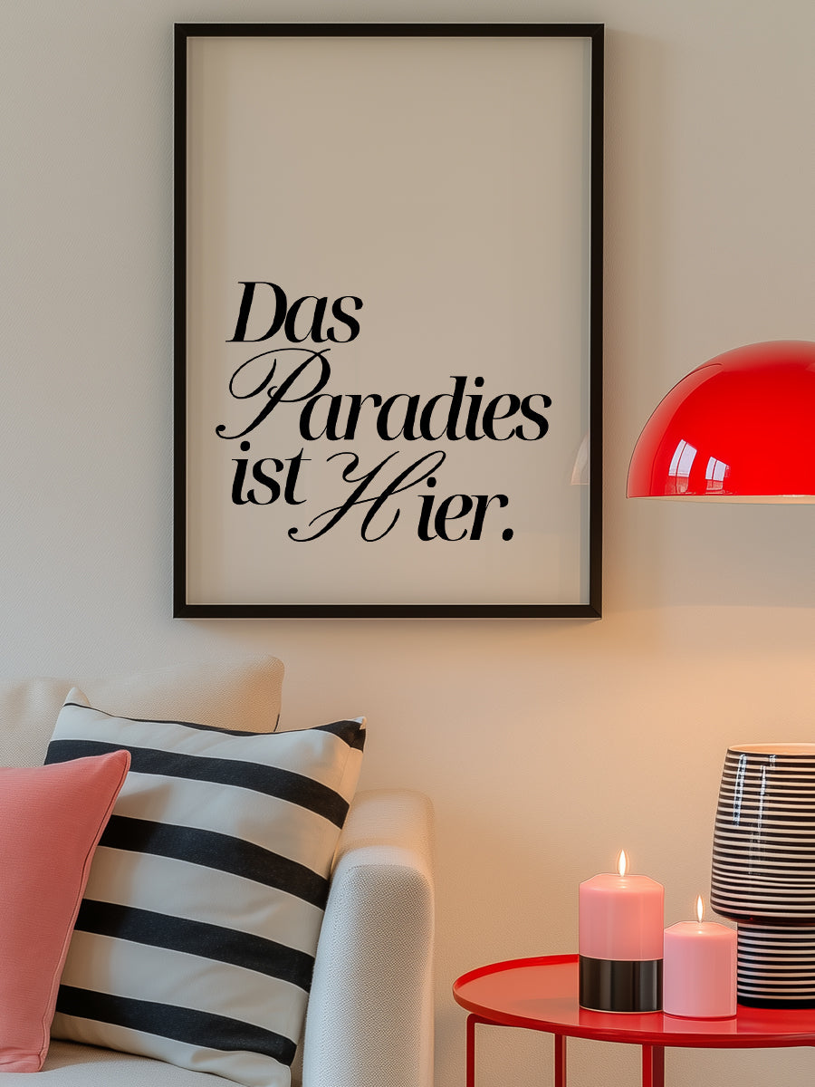 Das Paradies ist hier black