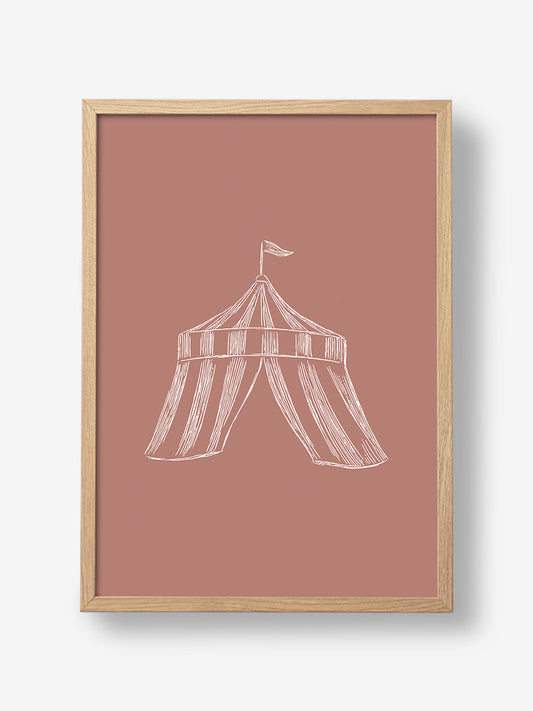Circus Tent Vintage Red