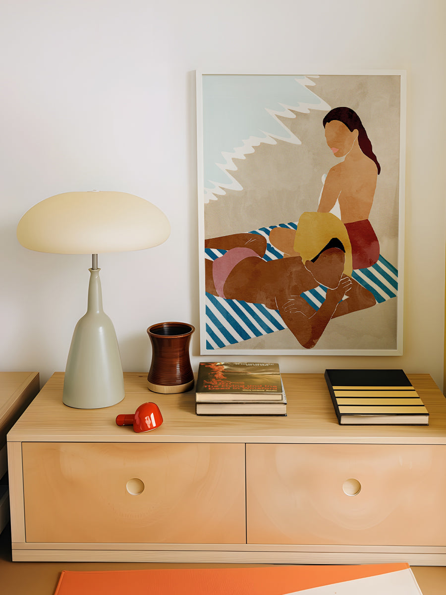 Minimalist Beach Scene